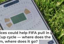 FIFA’s secondary ticket market can be seen on a smartphone screen. Maximilian Haupt / picture alliance via Getty Images